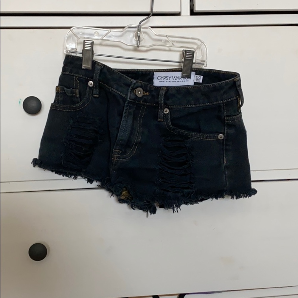 Basic blue jean shorts